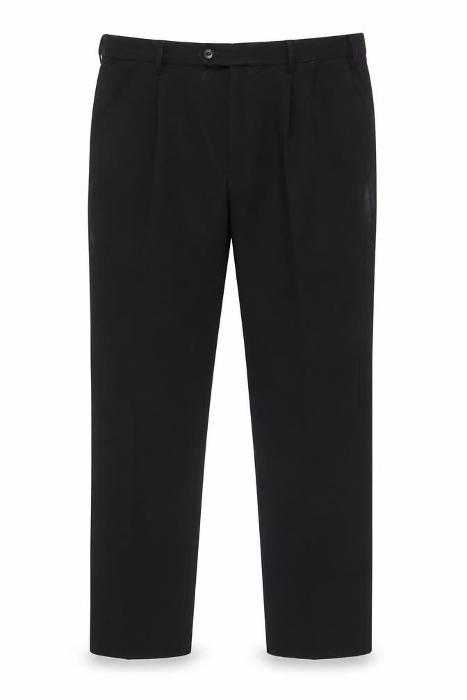 Mens UK Size L Marks and Spencer Regular Fit  Black Trousers