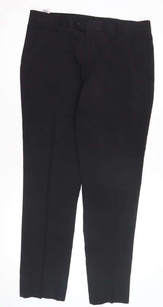 Next Men's Black Dress Pants 34 Waist Size