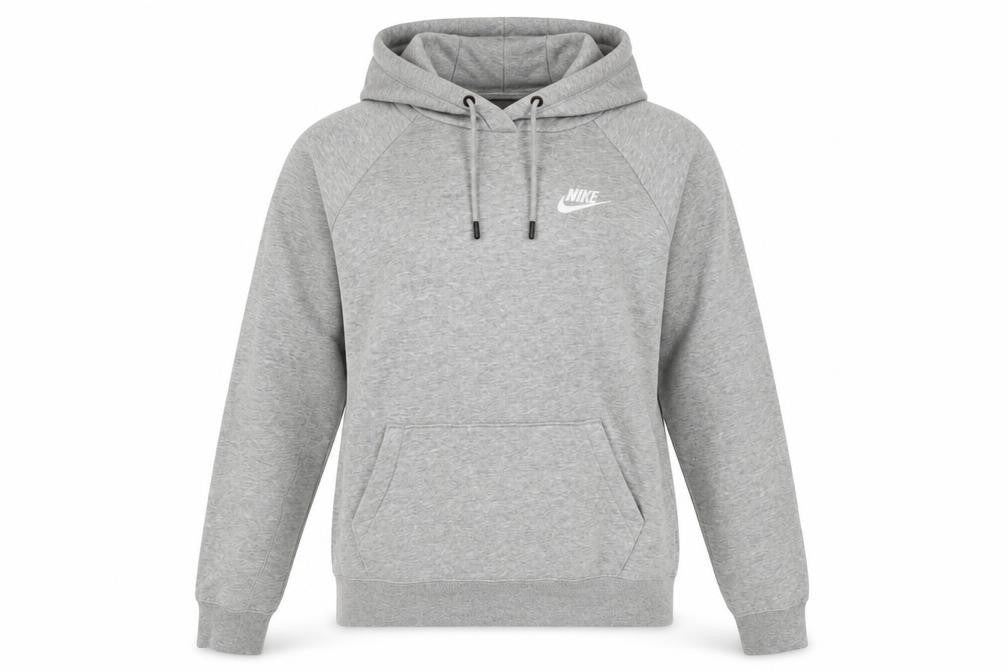 Womens UK Size XS Nike Grey Pullover Hoodie