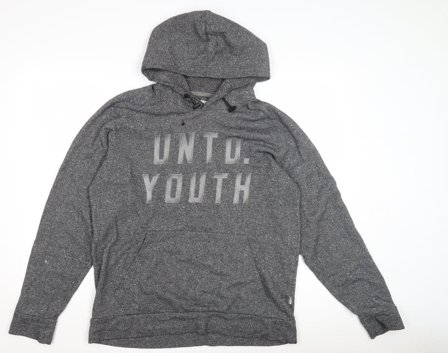 Mens UK Size L JACK & JONES Grey Pullover Hoodie