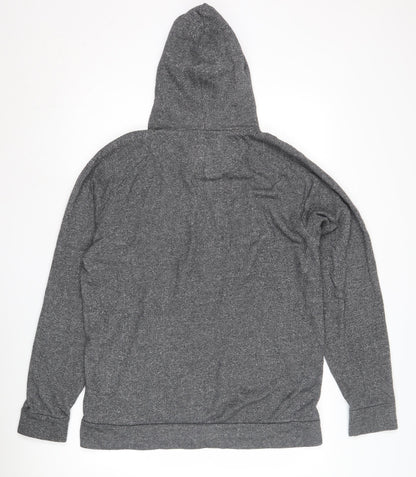 Mens UK Size L JACK & JONES Grey Pullover Hoodie