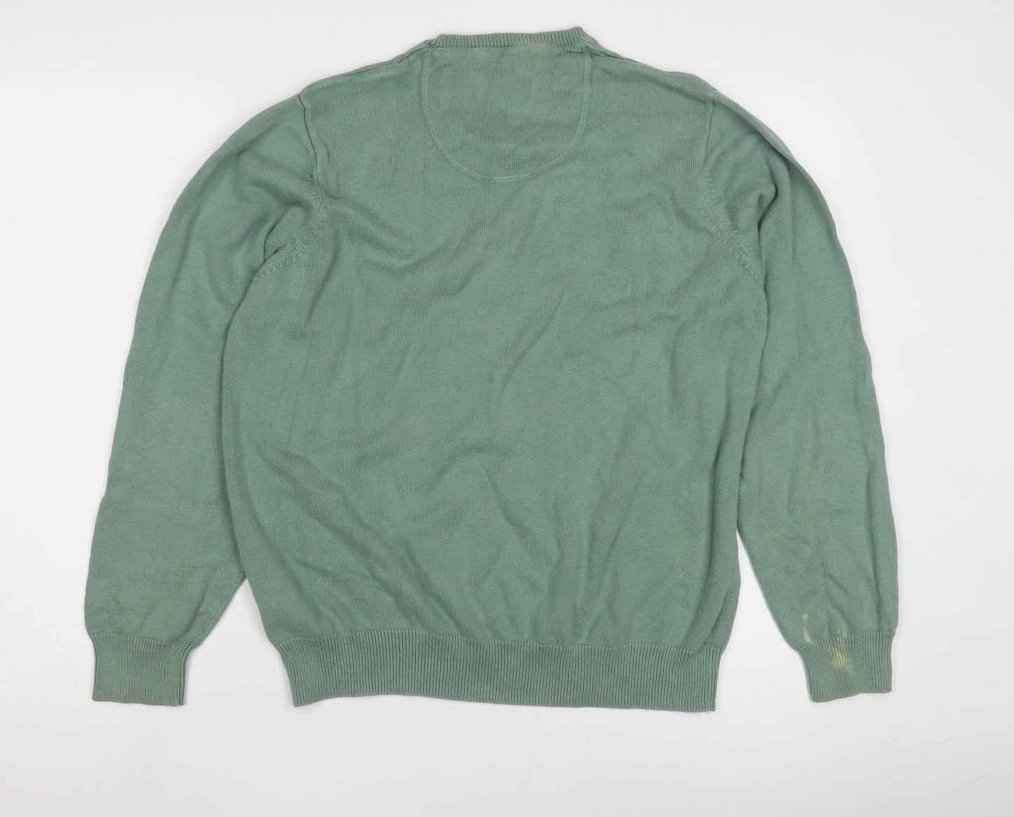 Marks and Spencer Green Men's Pullover Jumper, Large