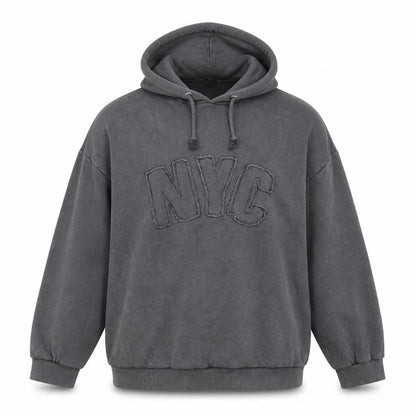 Unisex Adults UK Size 12 Plus Boohoo Grey Pullover Hoodie