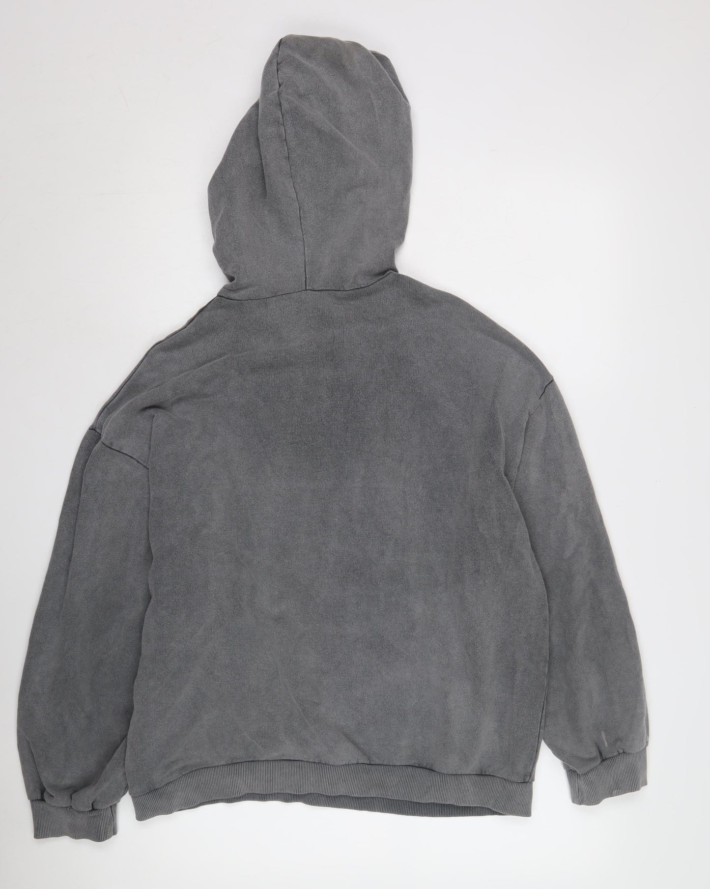 Unisex Adults UK Size 12 Plus Boohoo Grey Pullover Hoodie