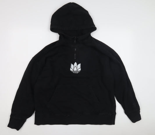 Adidas Women's Black Pullover Hoodie Size 14
