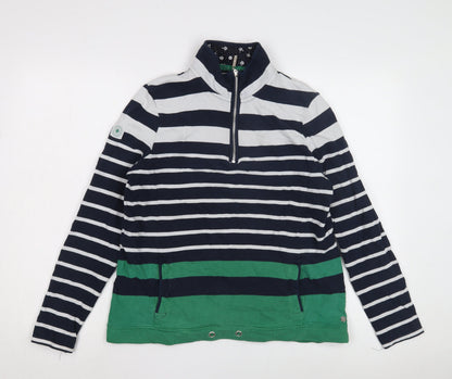 Maine New England Women's Striped Sweatshirt Size 14
