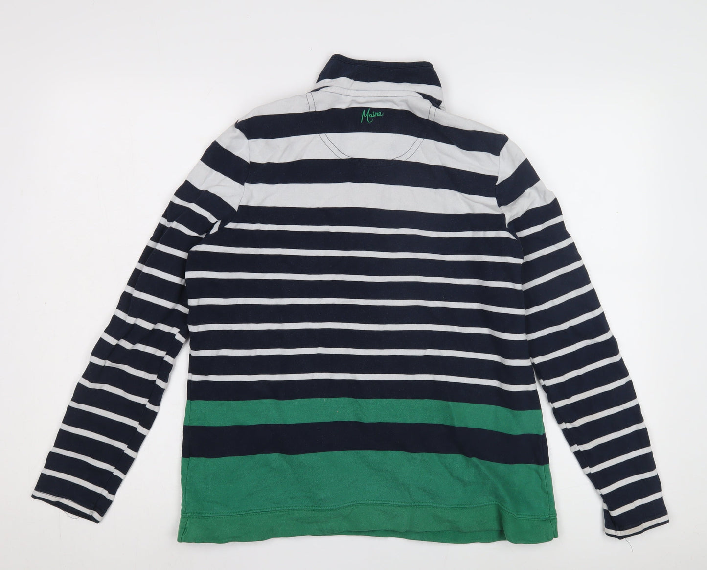 Maine New England Women's Striped Sweatshirt Size 14