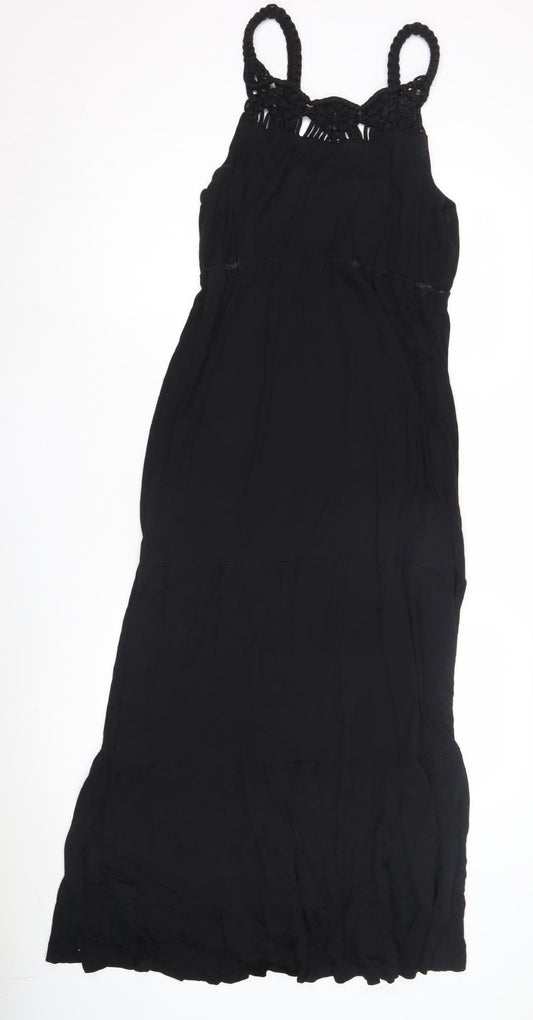Next Women’s Black Maxi Dress, Size 8, Summer Casual