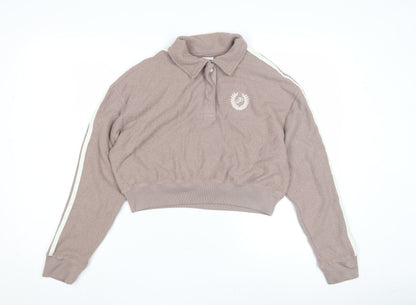 Victoria's Secret PINK Beige XS Collared Sweatshirt Women