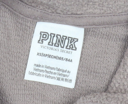 Victoria's Secret PINK Beige XS Collared Sweatshirt Women