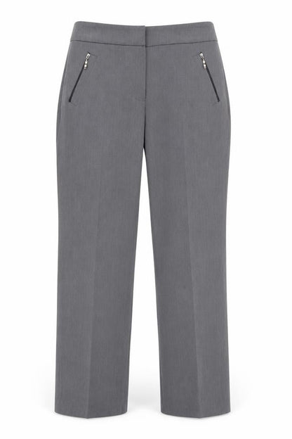 Womens UK Size 10 BHS Regular Fit Business Grey Trousers