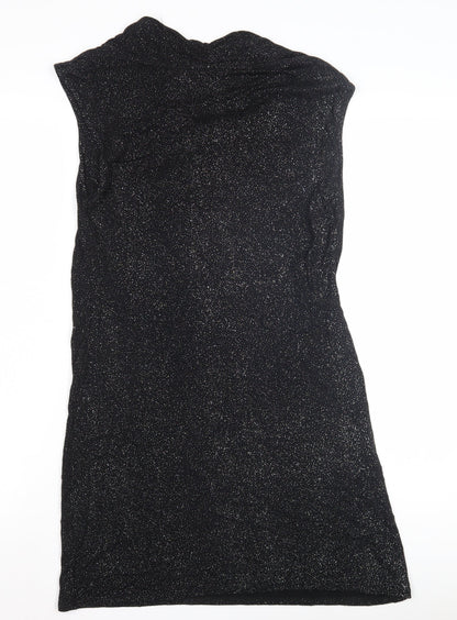 Dorothy Perkins Women's Black Glitter Dress