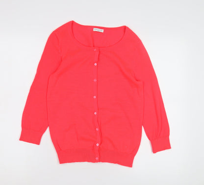 Womens UK Size S Jacqueline de Yong Pink Cardigan Jumper