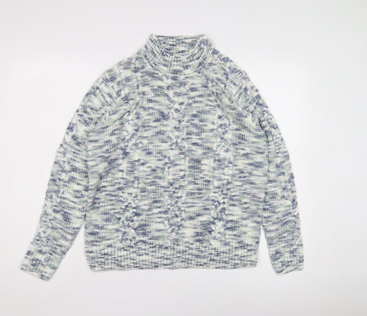 Womens UK Size M ISLE Multicoloured Pullover Jumper
