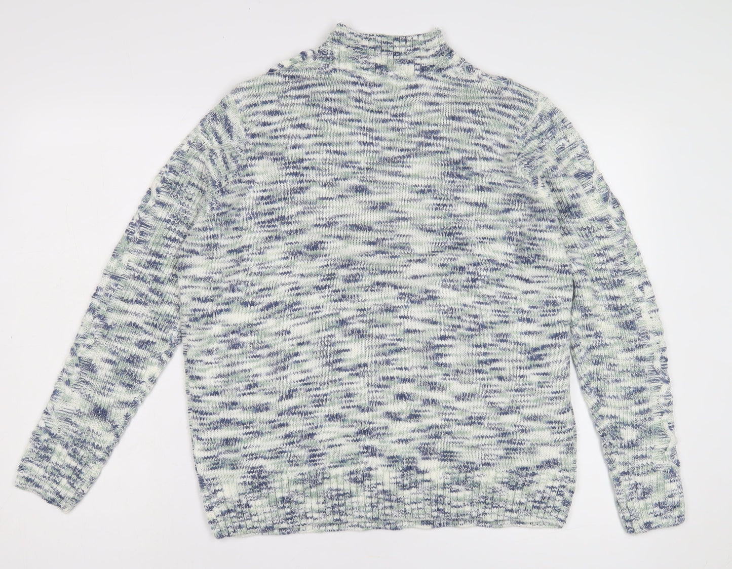 Womens UK Size M ISLE Multicoloured Pullover Jumper