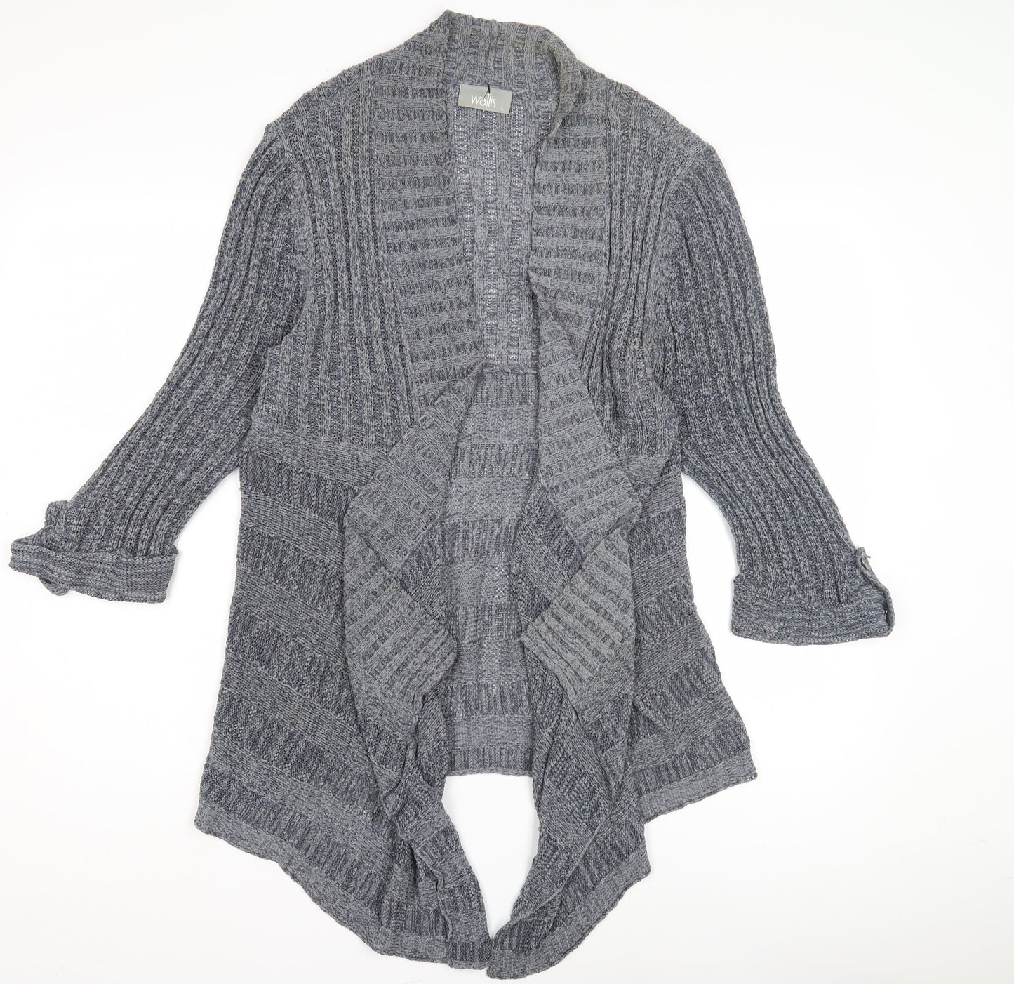 Womens UK Size L Wallis Grey Cardigan Jumper