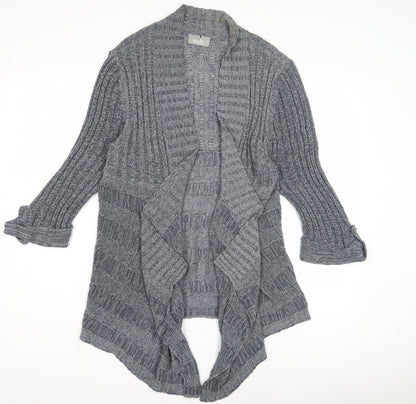 Womens UK Size L Wallis Grey Cardigan Jumper