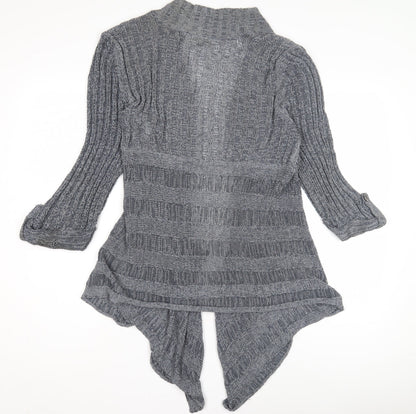 Womens UK Size L Wallis Grey Cardigan Jumper