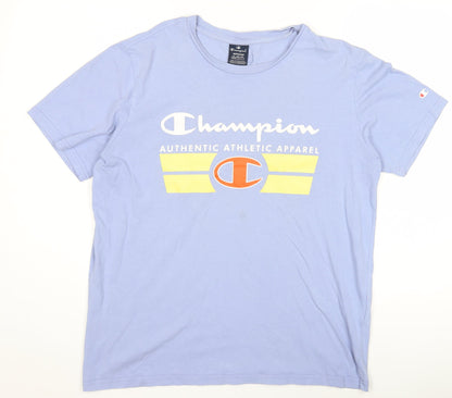 Mens UK Size M Champion Blue  T-Shirt