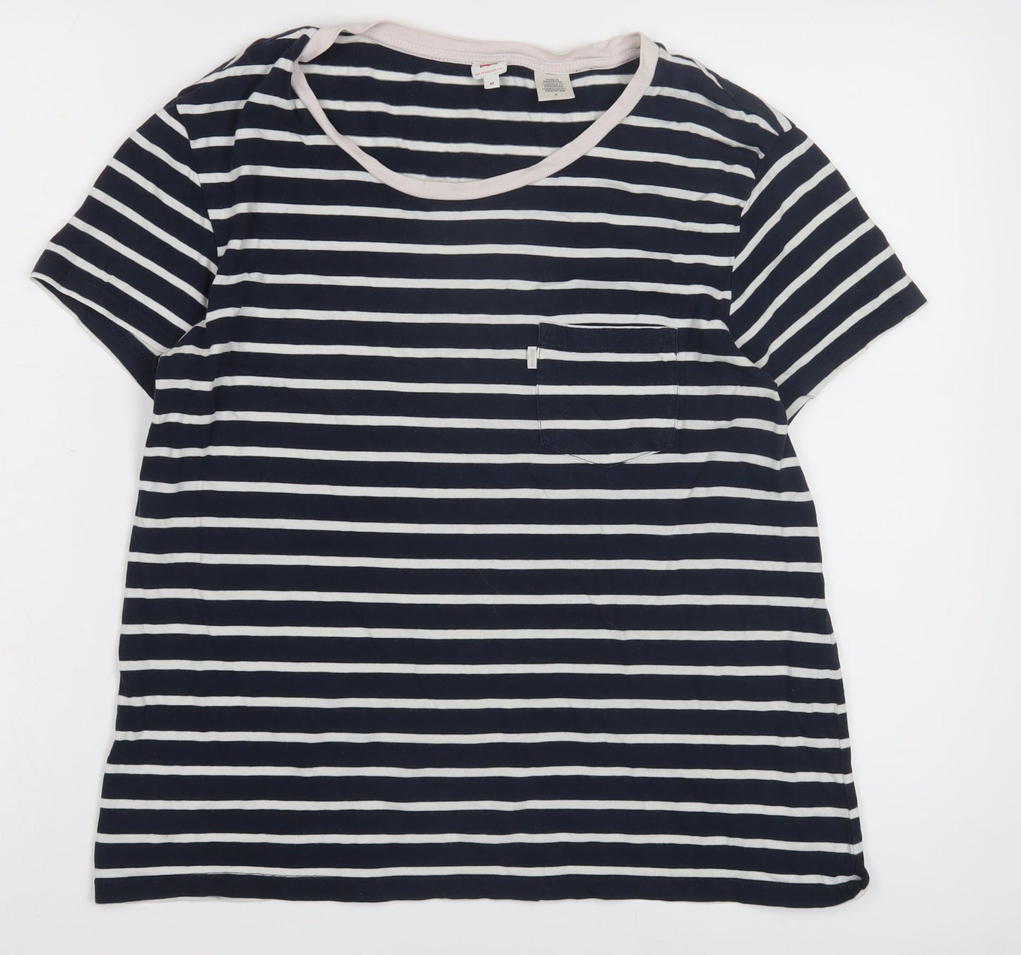 Womens UK Size M Levi's Blue Basic T-Shirt