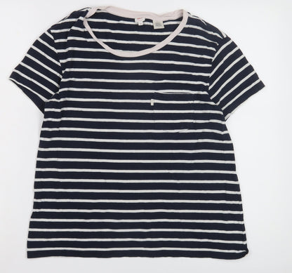 Womens UK Size M Levi's Blue Basic T-Shirt