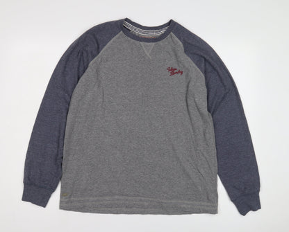 Tokyo Laundry Men's Grey Colourblock XL T-Shirt