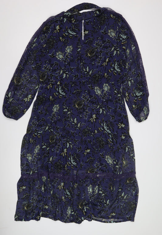 Kaleidoscope Women's Multicoloured Floral Dress Size 14