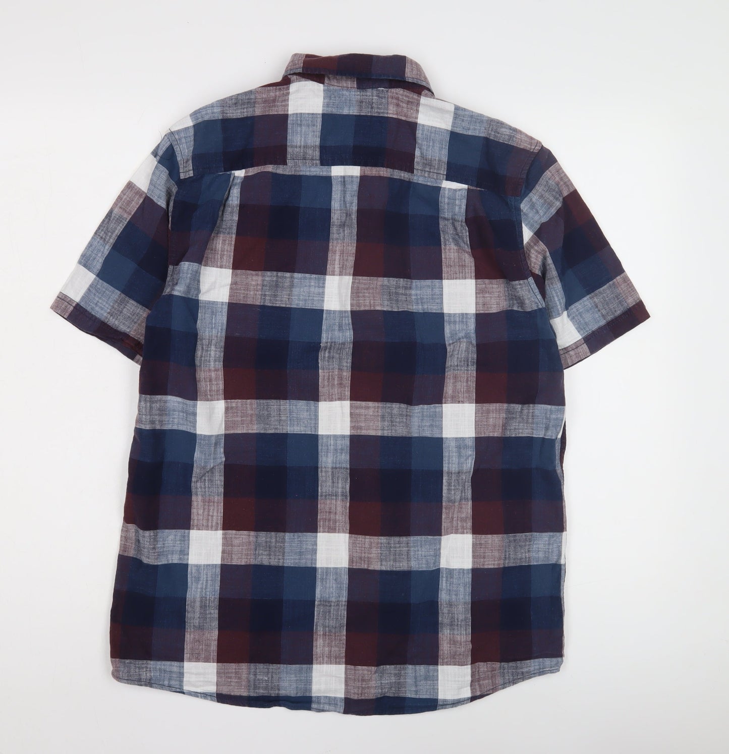 TOG24 Men's Checkered Relaxed Fit Shirt M