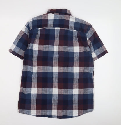 TOG24 Men's Checkered Relaxed Fit Shirt M