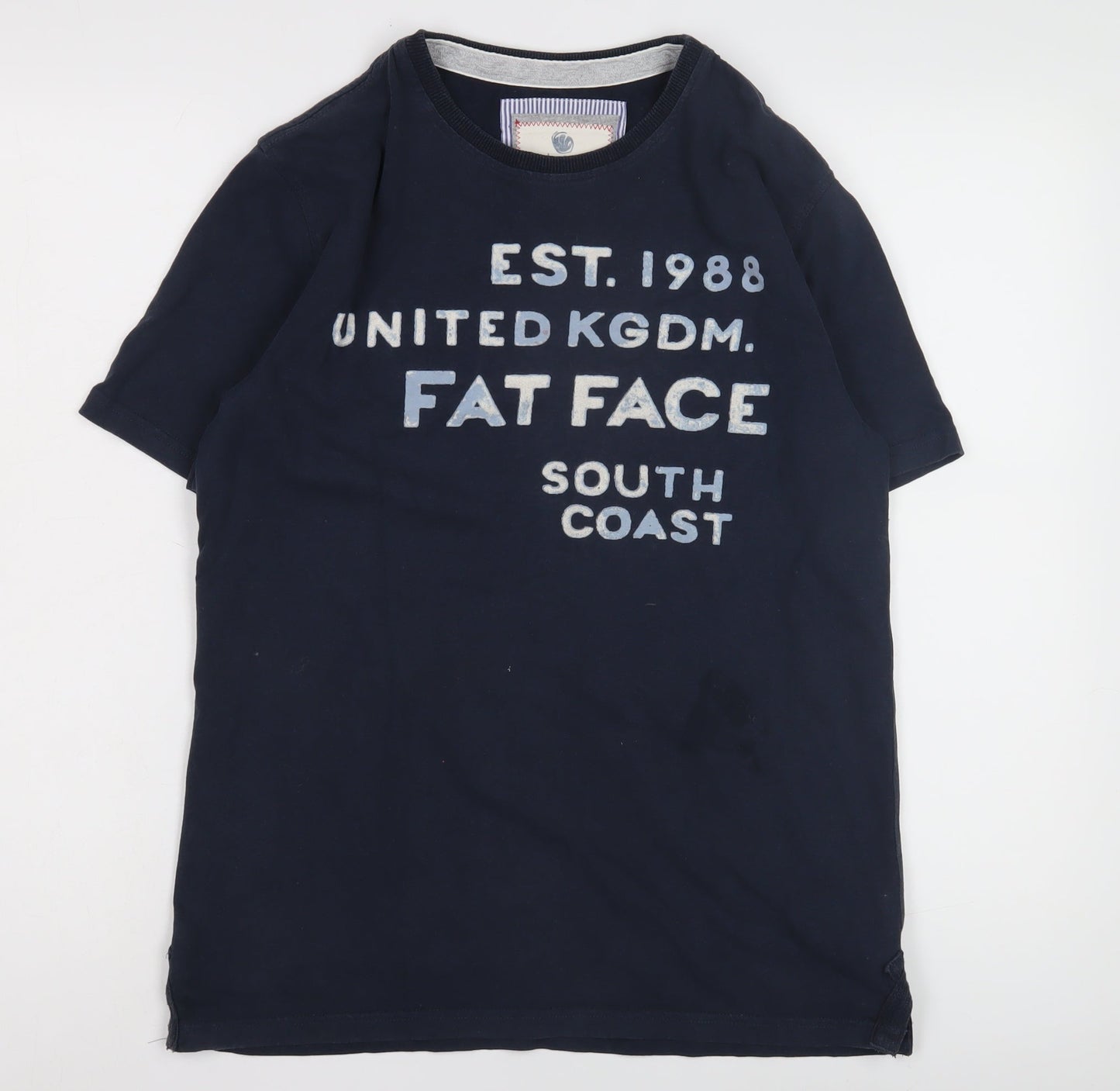 Mens UK Size S Fat Face Blue  T-Shirt