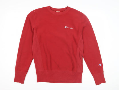 Champion Women's Red Pullover Sweatshirt XS