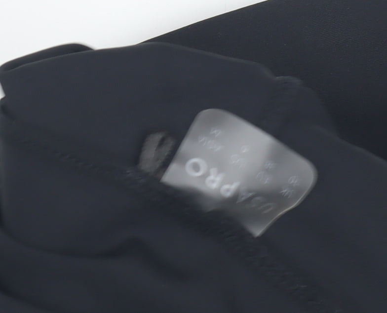 USA Pro Women's Black Compression Shorts, Size M