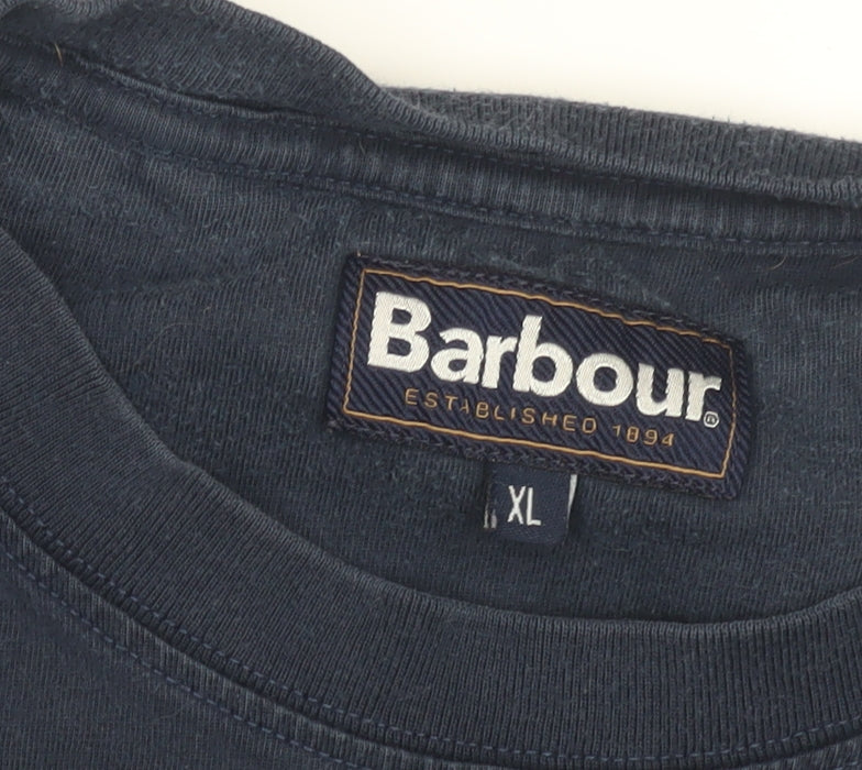 Barbour Men's Black T Shirt M - Casual Solid Style