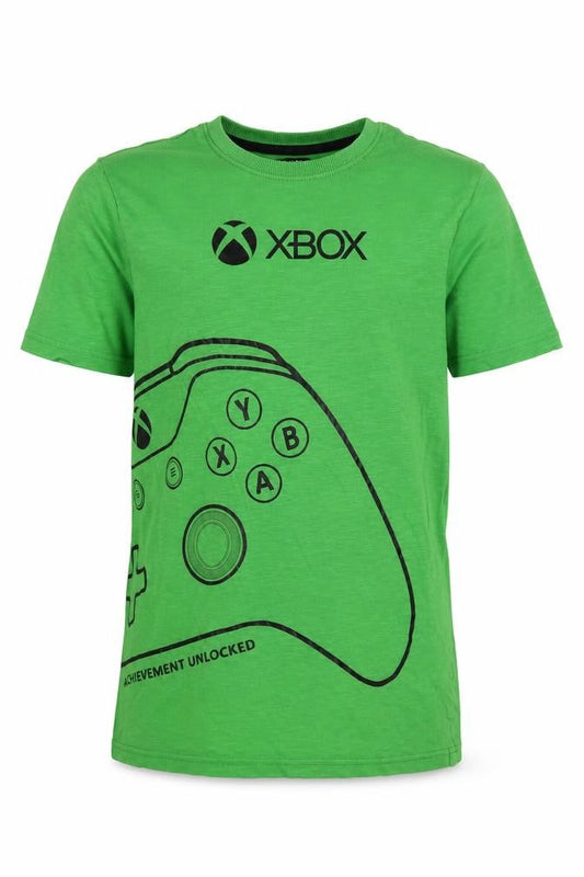 Xbox Boys Green Graphic Print T-Shirt, L, Casual Summer