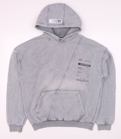 JK Attire Men's Grey XS Pullover Hoodie