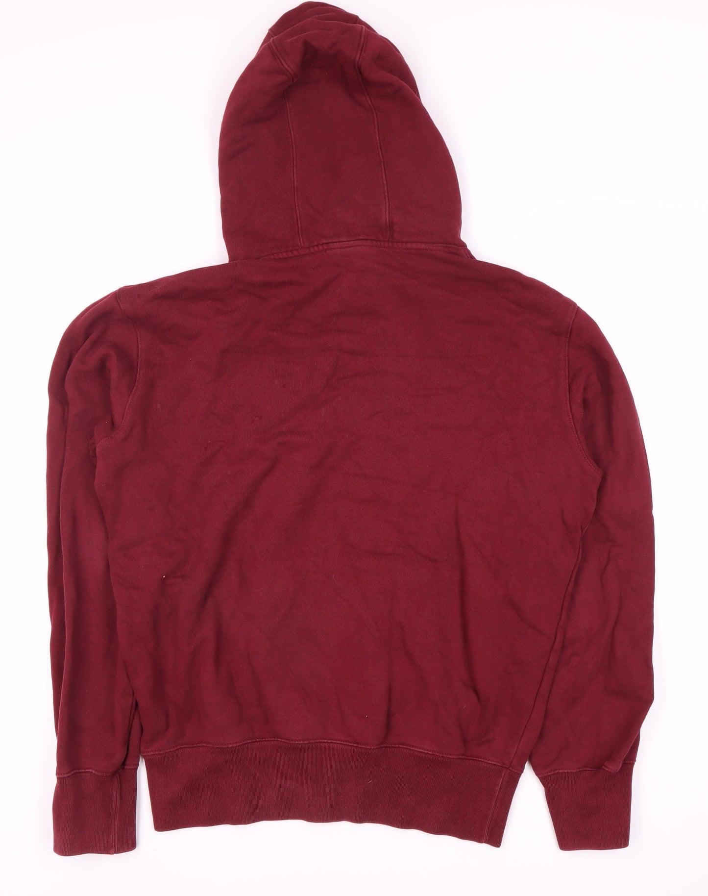 Mens UK Size M Champion Red Pullover Hoodie