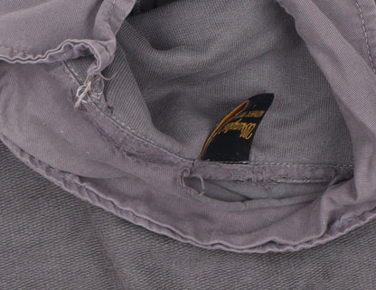 Wrangler Men's Grey Polo Shirt Long Sleeve Size L