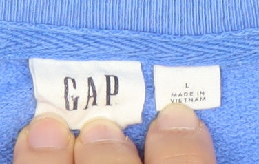 GAP Women's Blue Pullover Sweatshirt L Casual
