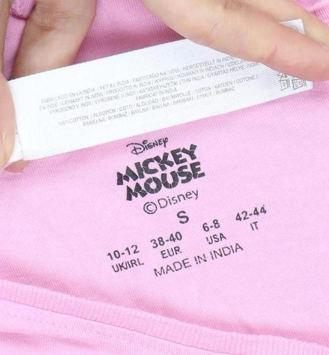 Disney Women’s Pink Mickey Mouse Nightshirt - Size 10-12