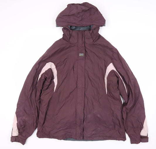 Helly Hansen Women's Purple XL Waterproof Jacket Outdoor