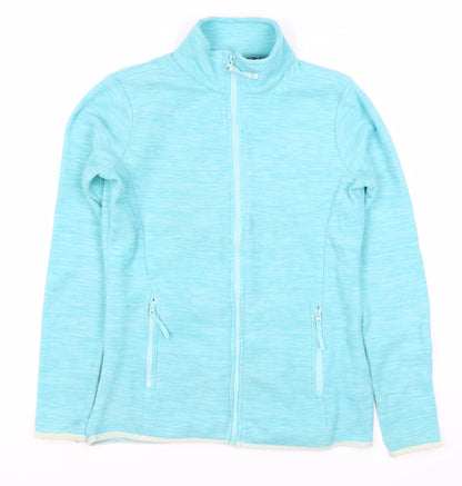 Mountain Warehouse Women's Blue Fleece Jacket Size 8