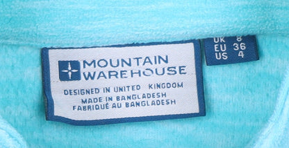 Mountain Warehouse Women's Blue Fleece Jacket Size 8