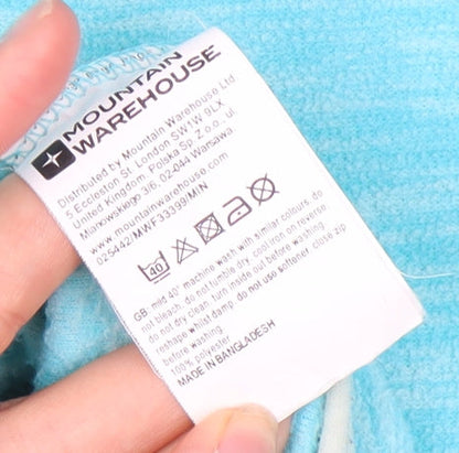 Mountain Warehouse Women's Blue Fleece Jacket Size 8