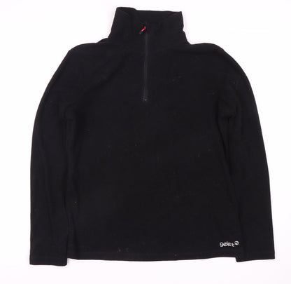Gelert Women's Black Fleece Zip Sweatshirt Size 10
