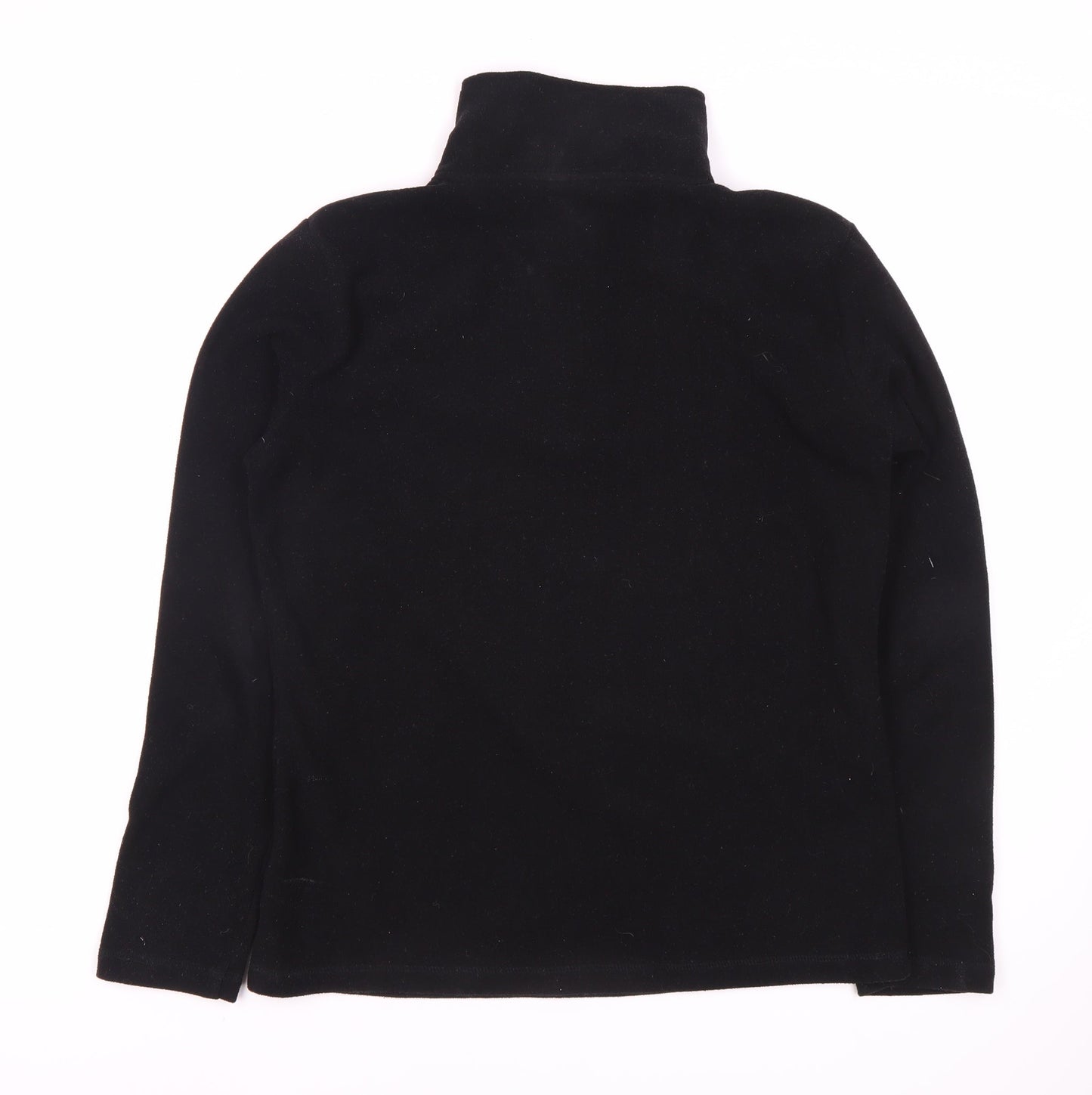 Gelert Women's Black Fleece Zip Sweatshirt Size 10
