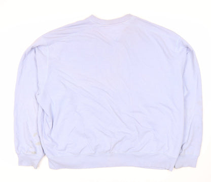 Tommy Jeans Men’s Blue Large Pullover Sweatshirt