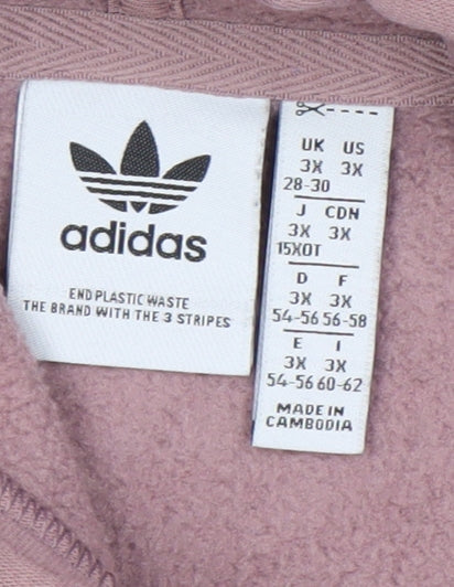 adidas Women's 3XL Hoodie with Logo Accents