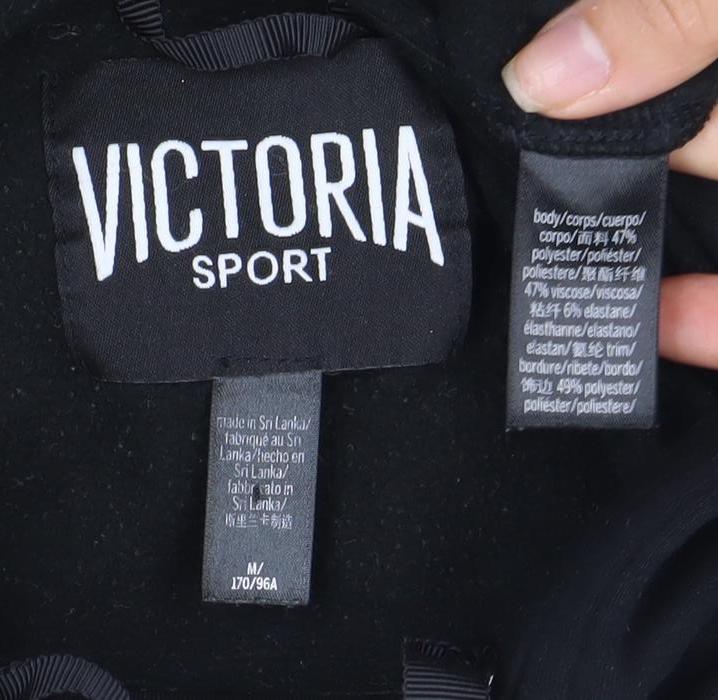 VictoriA Sport Women's Black Full Zip Hoodie M