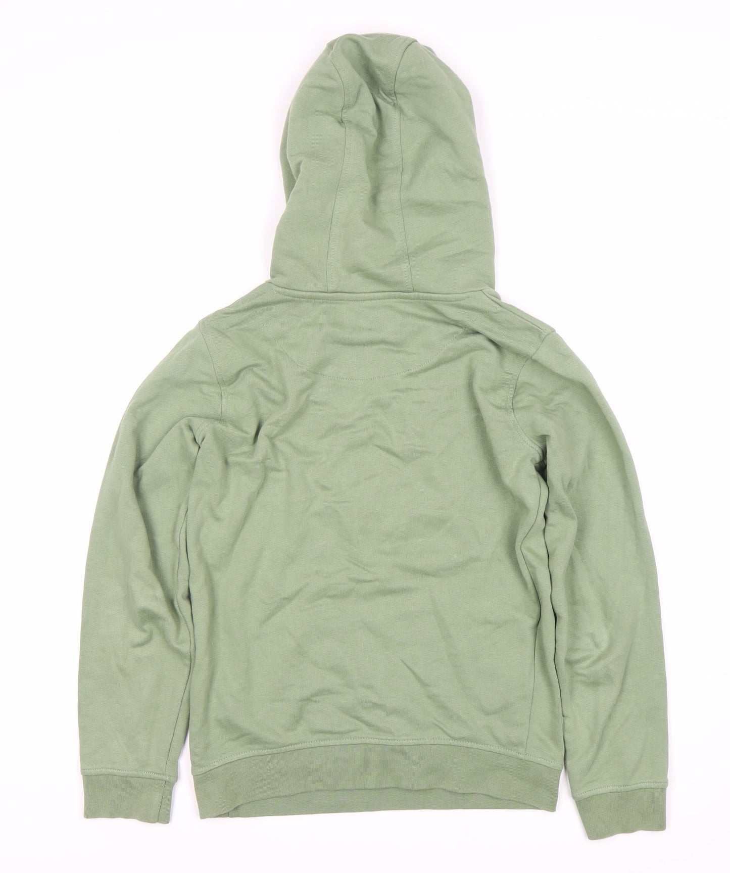 Lyle & Scott Boys Green Pullover Hoodie Size 11 Years