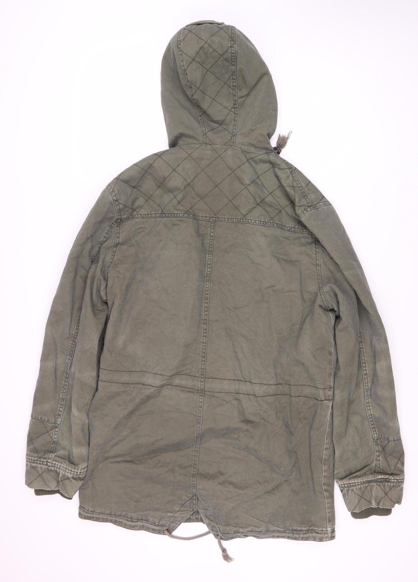 Womens UK Size L Tokyo Laundry Green Military Jacket